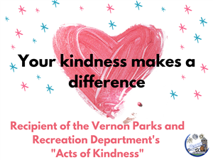 Vernon Kindness Sign